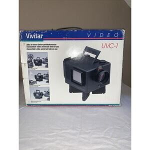 VIVITAR UVC-1 ALL IN ONE UNIVERSAL VIDEO CONVERTER FROM SLIDES & PHOTOS TO VIDEO